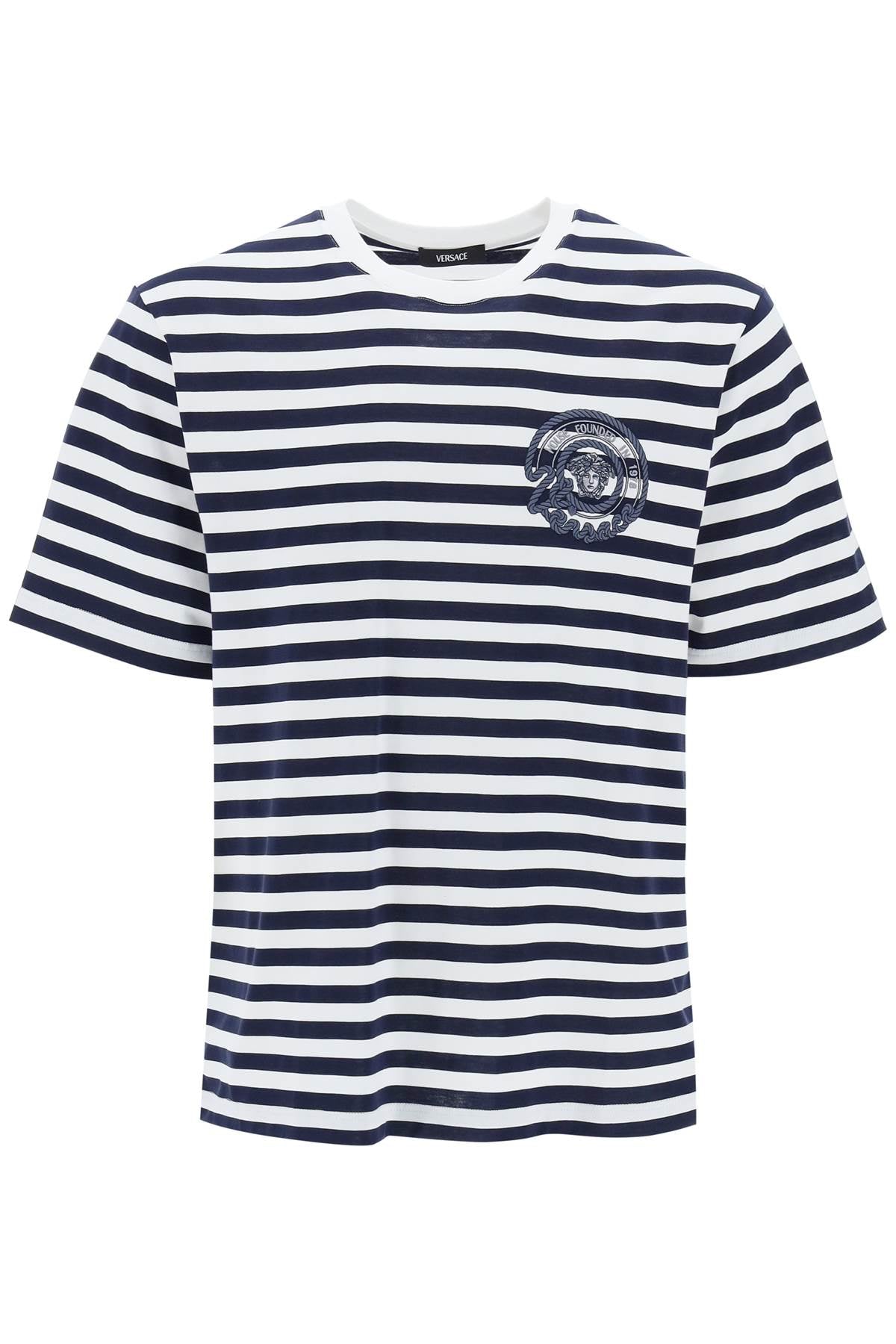 Versace nautical stripe t-shirt