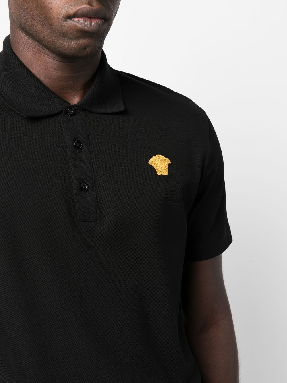 Versace T-shirts and Polos Black