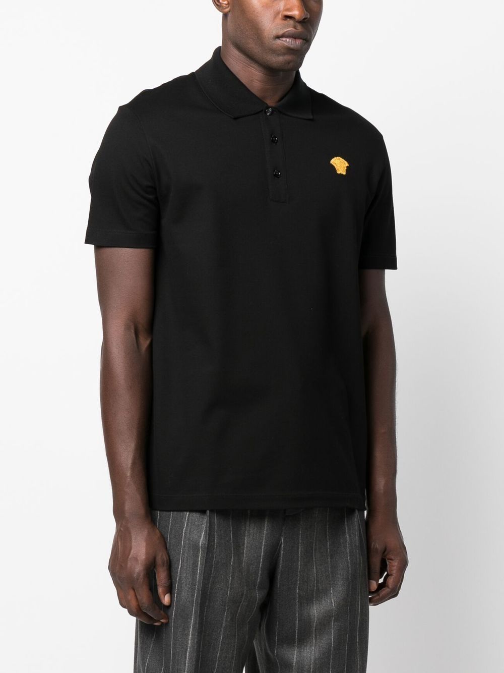 Versace T-shirts and Polos Black