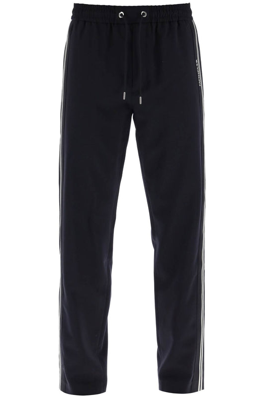 Moncler sporty pants with side stripes