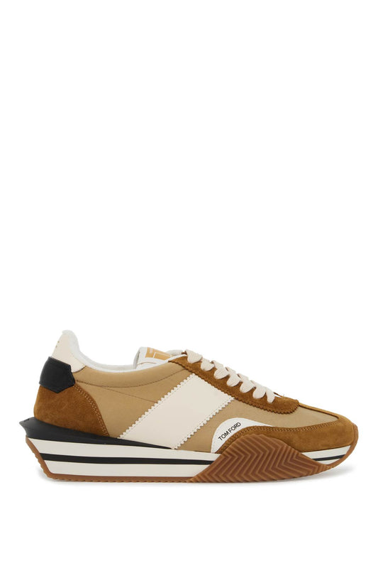 Tom Ford techno canvas and suede 'james' sneakers