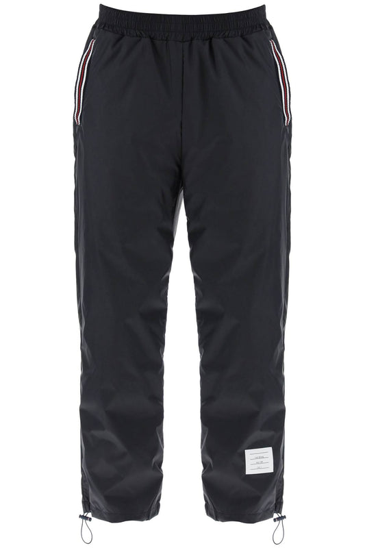 Thom Browne cricket stripe ripstop pants for