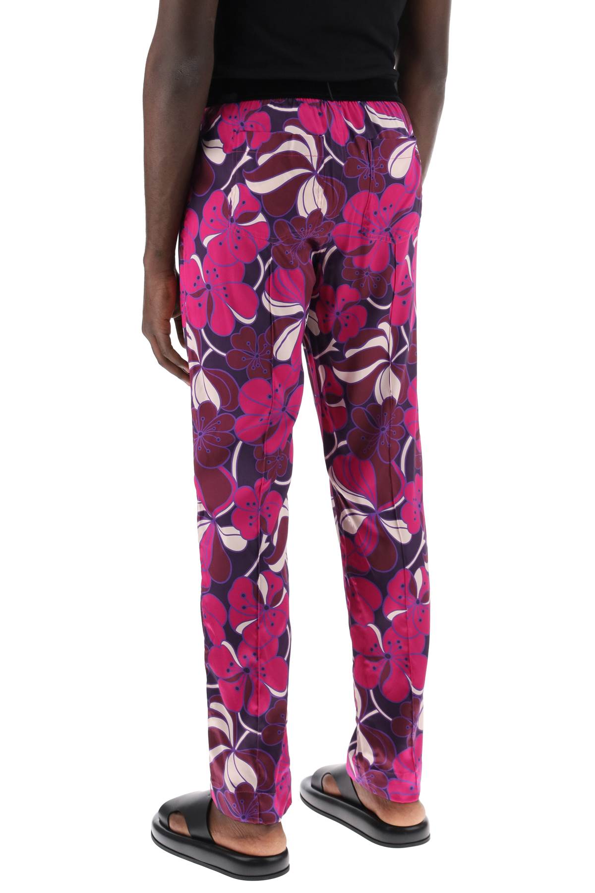 Tom Ford pajama pants in floral silk